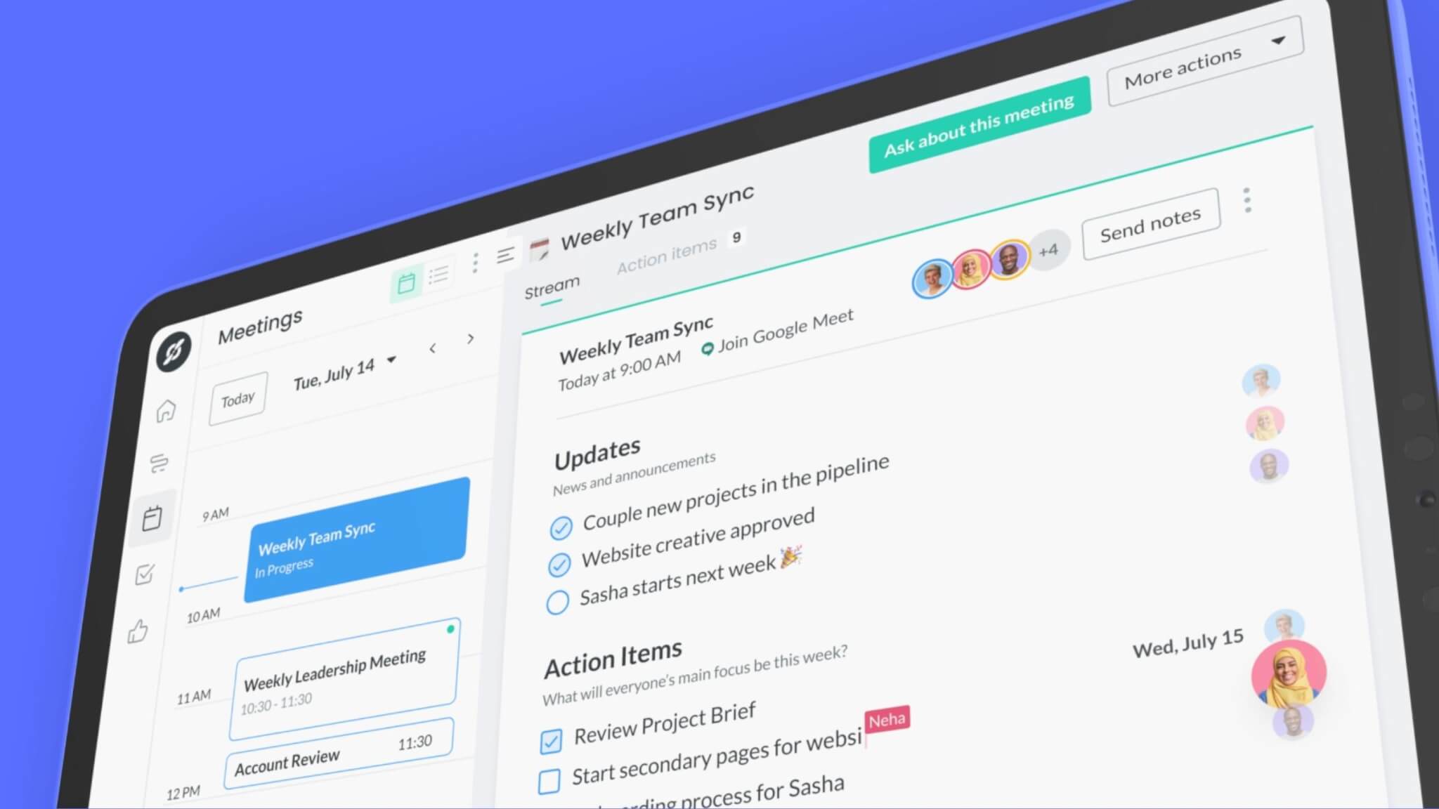 30 Meeting Agenda Examples [and Free Templates]